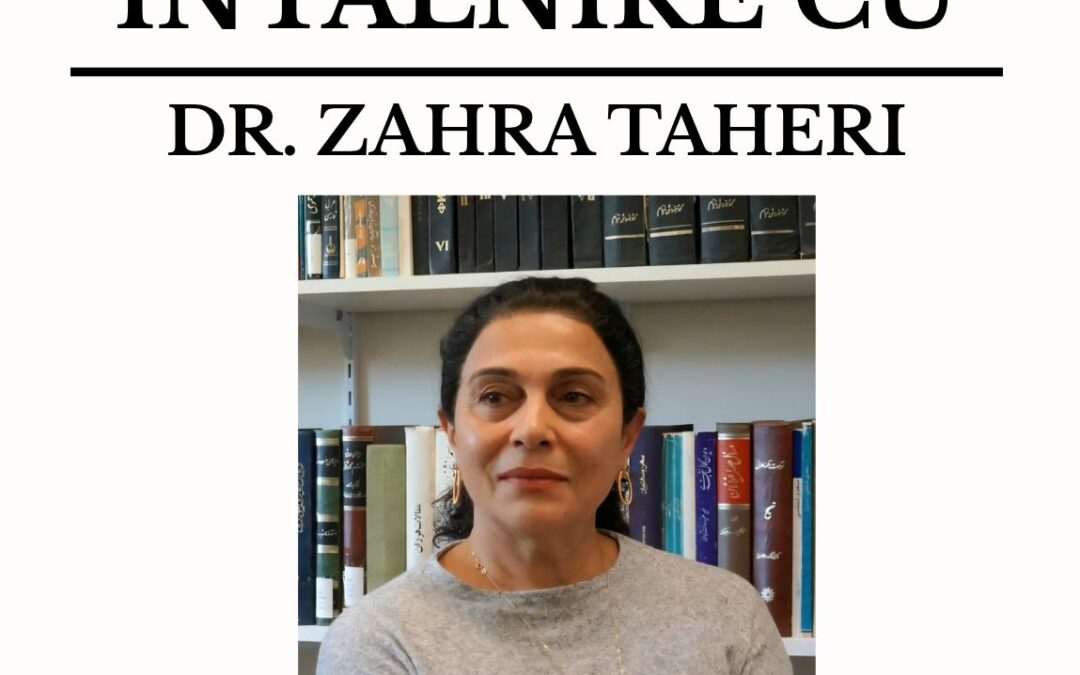 Invitație la întâlnire cu Dr. Zahra Taheri
